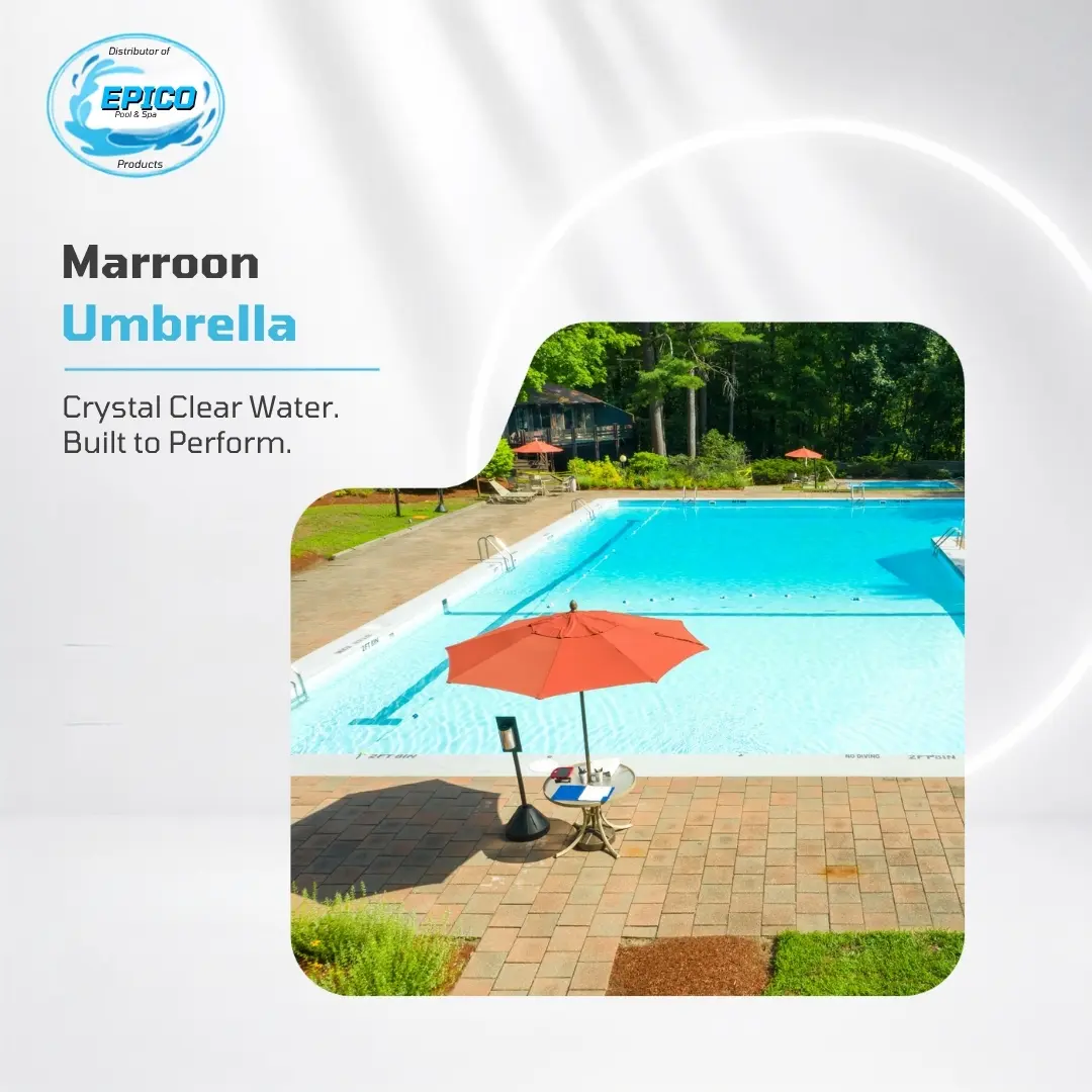 Pool Marroon Umbrella
