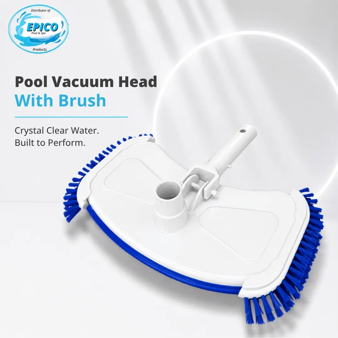 Pool Vacuum Head with Brush